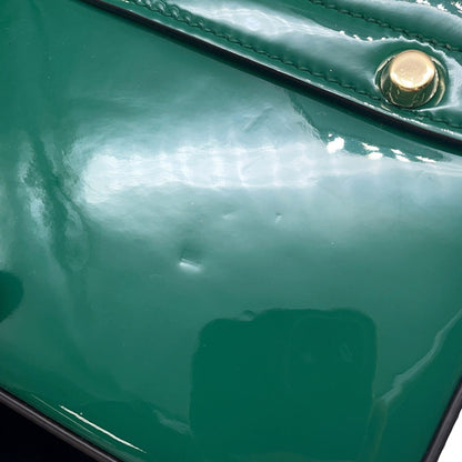 Gucci Patent Green Handbags