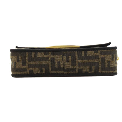Fendi Canvas Brown Shoulder Bags