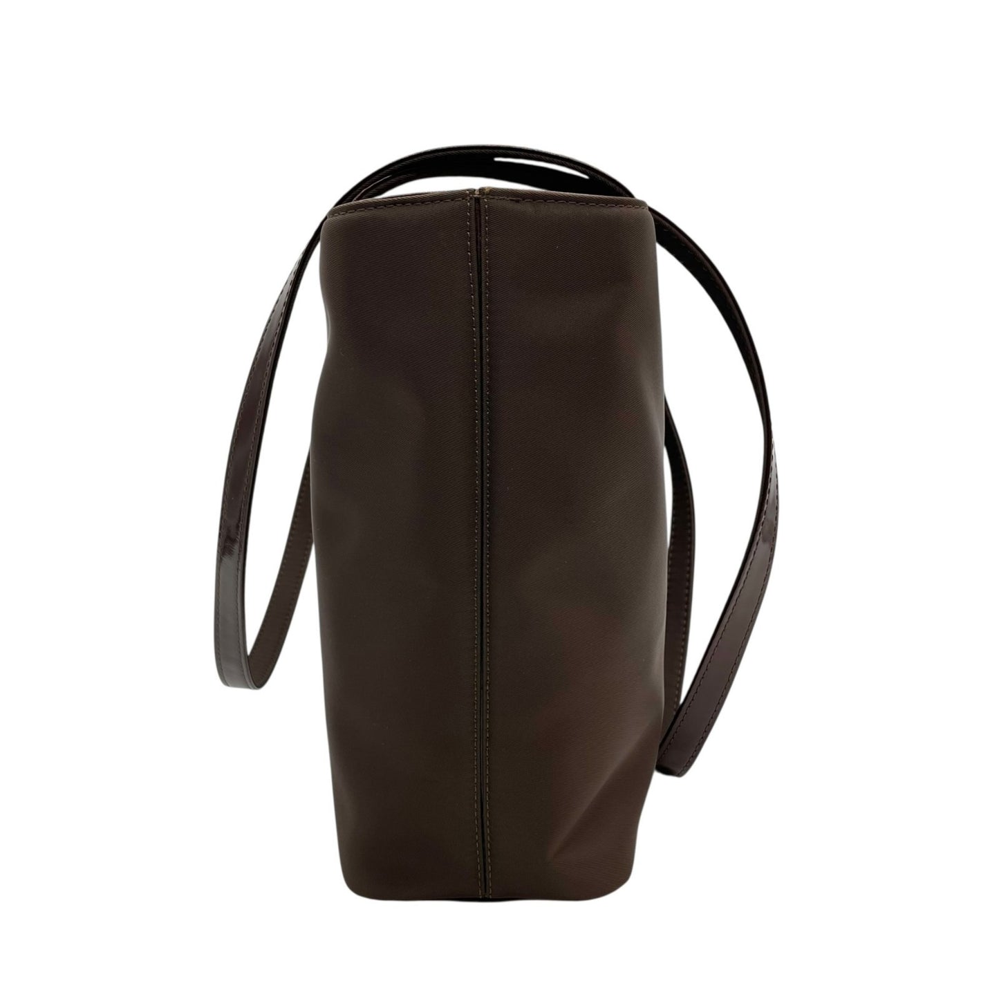 Versace Nylon Brown Shoulder Bags