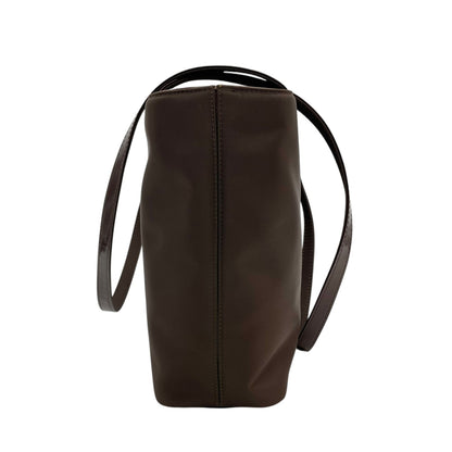 Versace Nylon Brown Shoulder Bags