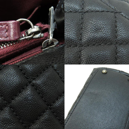 Chanel Calfskin Black Handbags