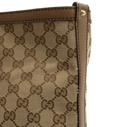 Gucci Canvas Brown Shoulder Bags
