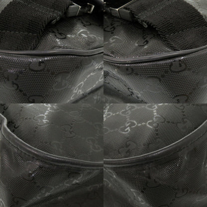 Gucci Coated Canvas Black Shoulder Bags