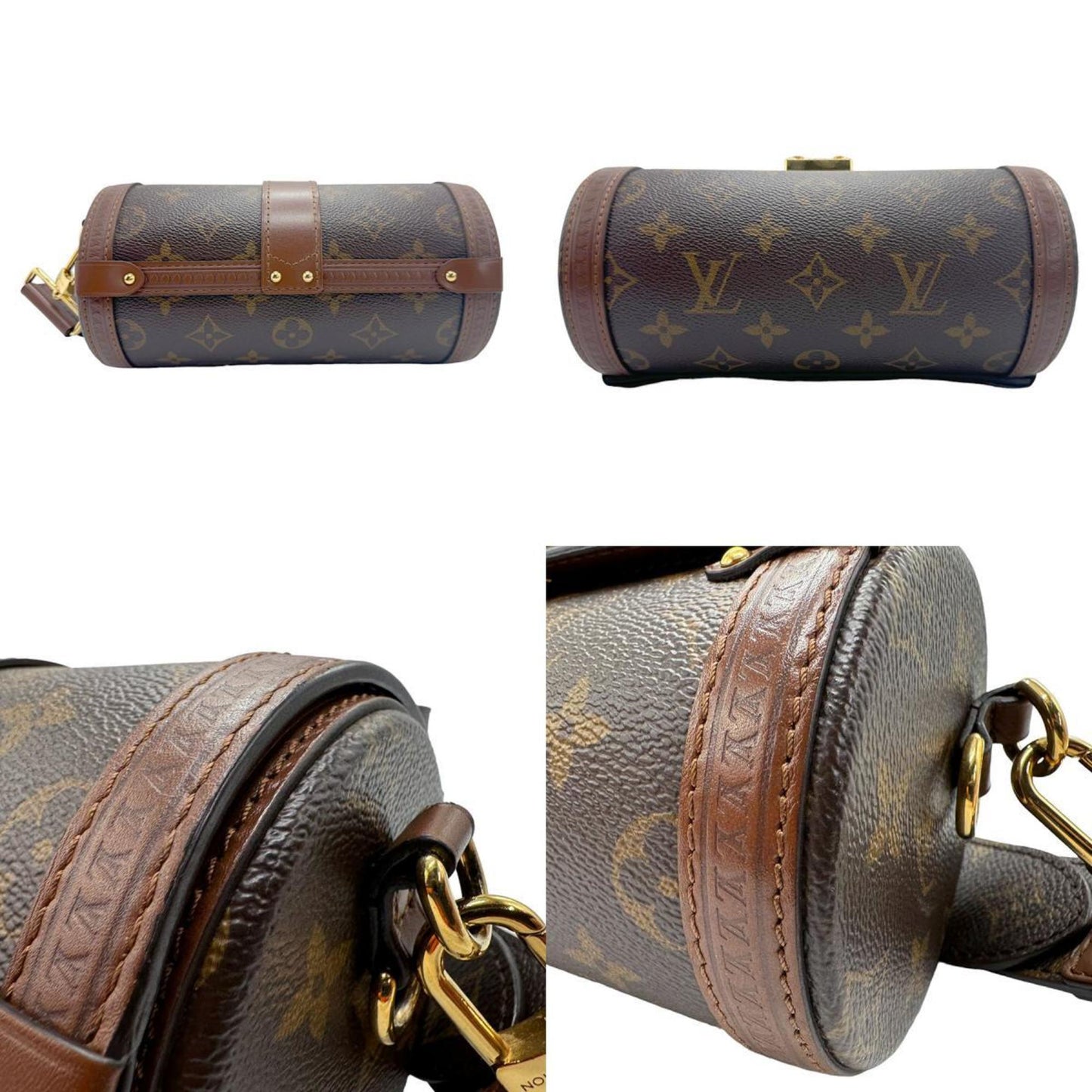 Louis Vuitton Monogram Canvas Brown Shoulder Bags