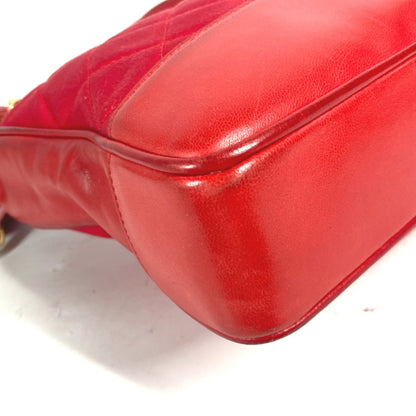 Chanel Satin Red Shoulder Bags