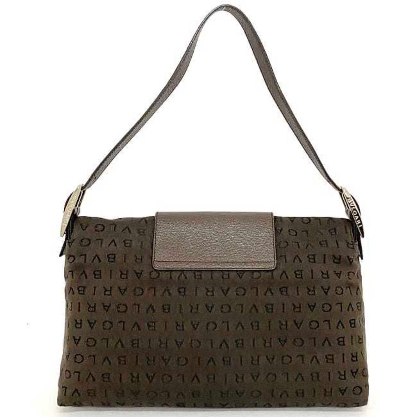 Bvlgari Canvas Brown Handbags