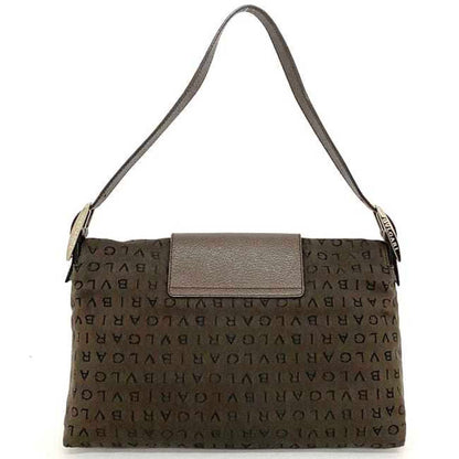 Bvlgari Canvas Brown Handbags