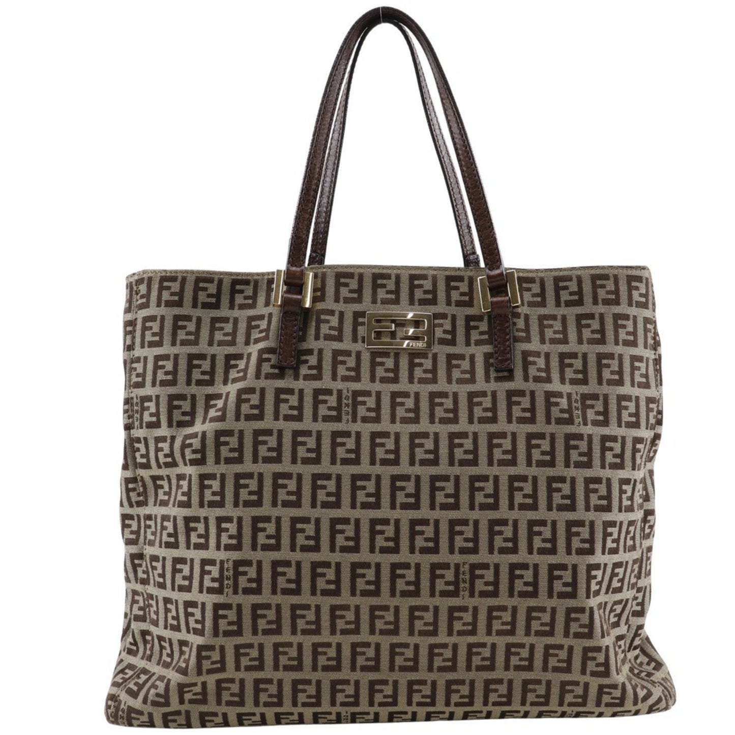 Fendi Nylon Brown Handbags