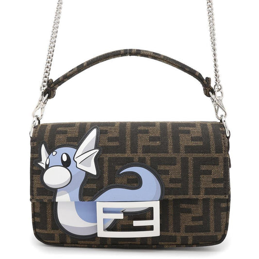 Fendi Canvas Brown Handbags