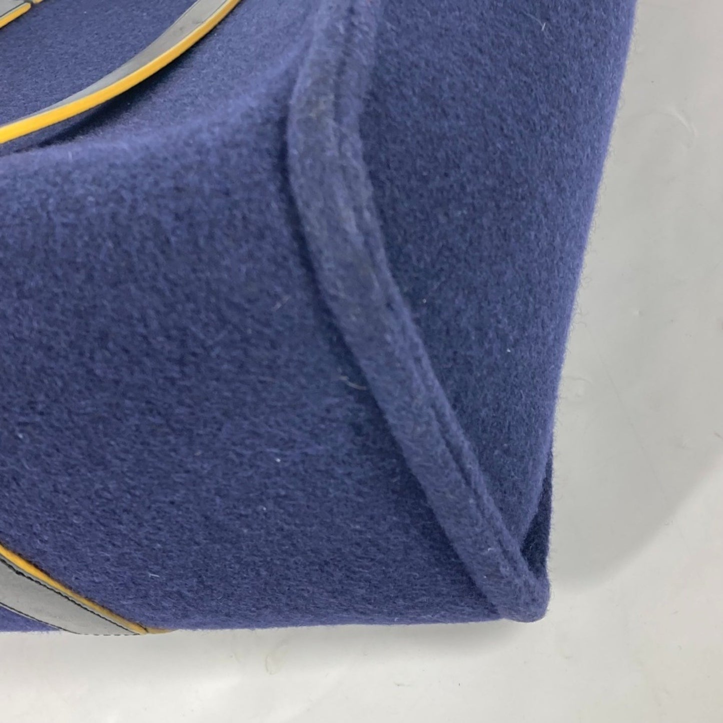 Fendi Wool Blue Shoulder Bags