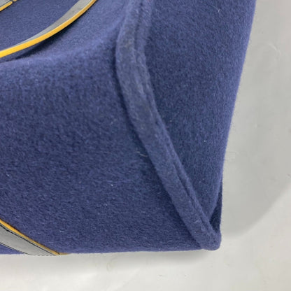 Fendi Wool Blue Shoulder Bags