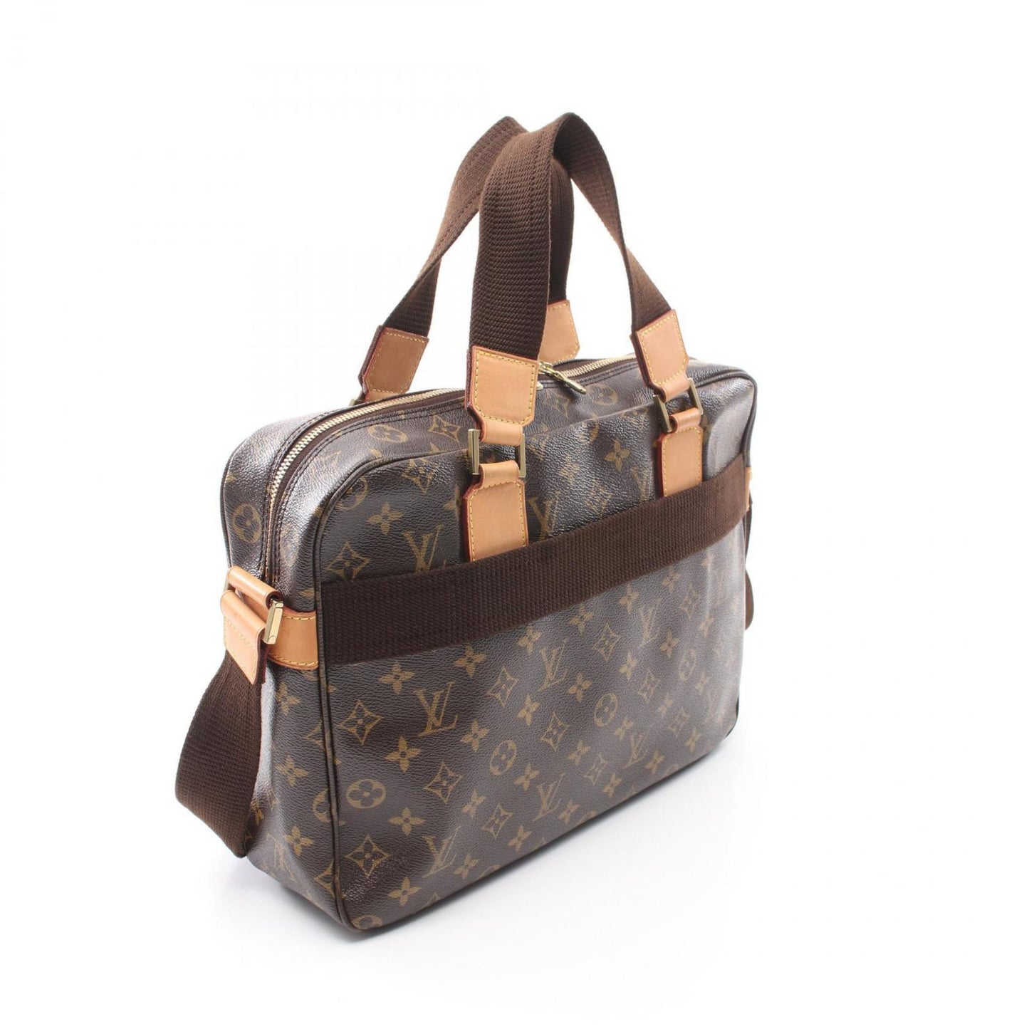 Louis Vuitton Coated Canvas Brown Handbags