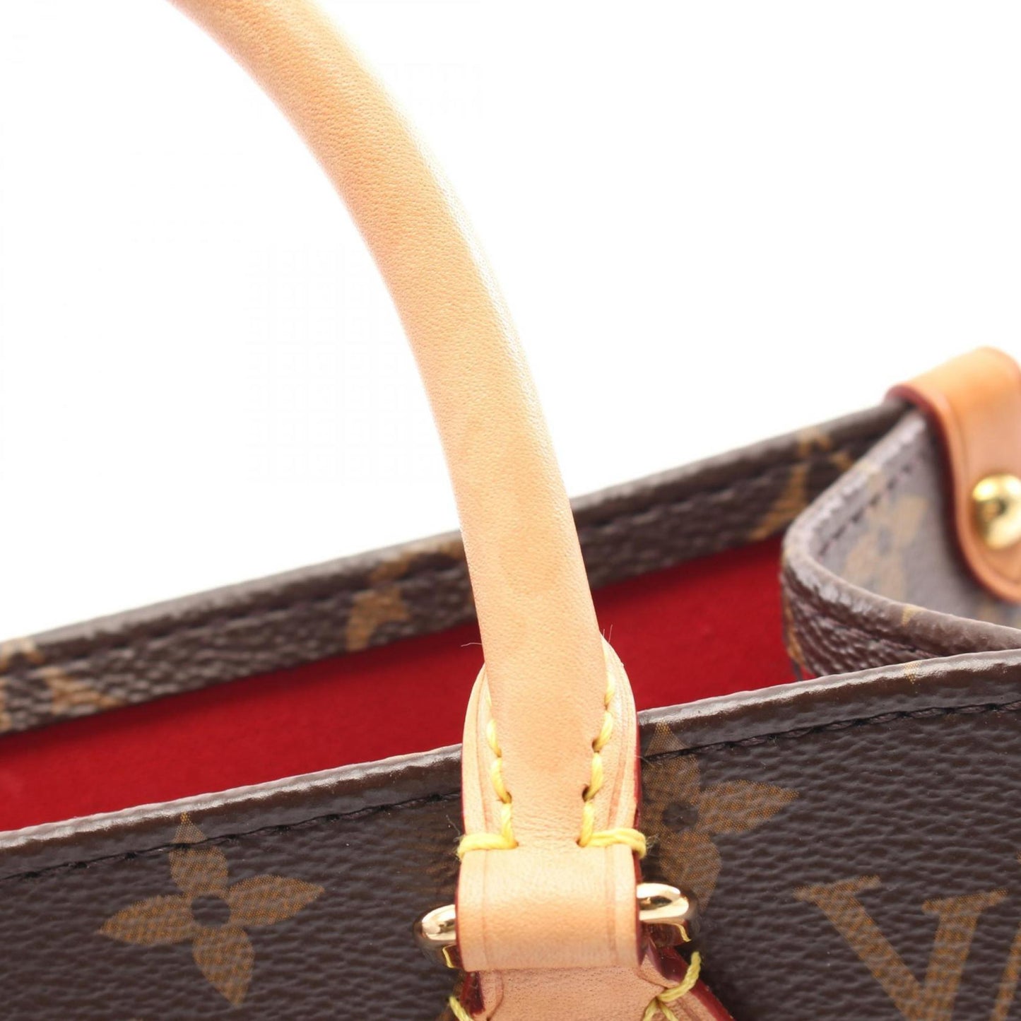 Louis Vuitton Coated Canvas Brown Handbags