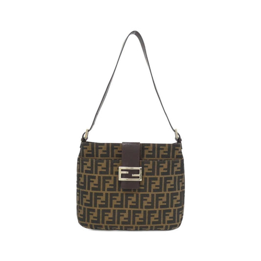 Fendi Canvas Brown Shoulder Bags