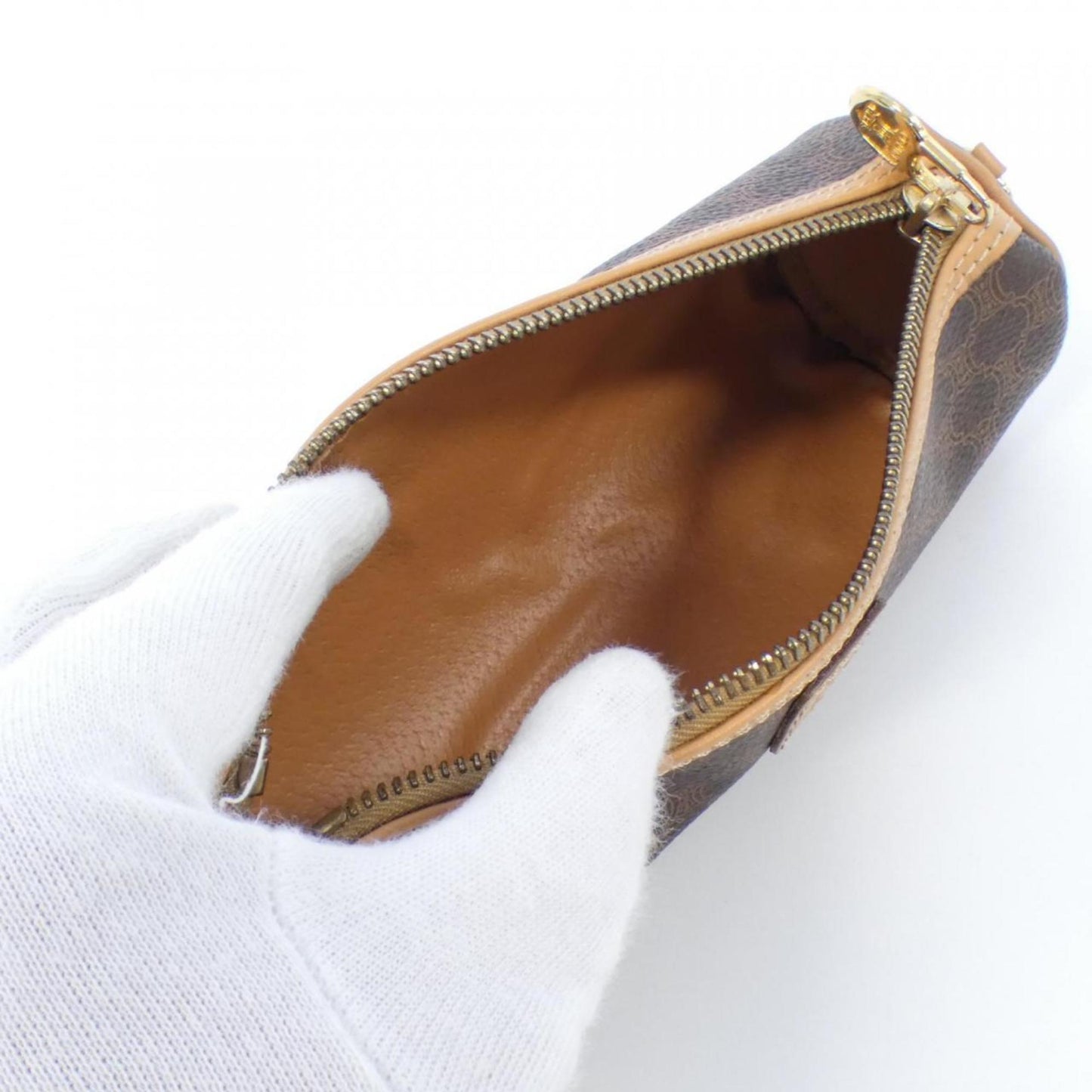 Celine Coated Canvas Brown Small Bags