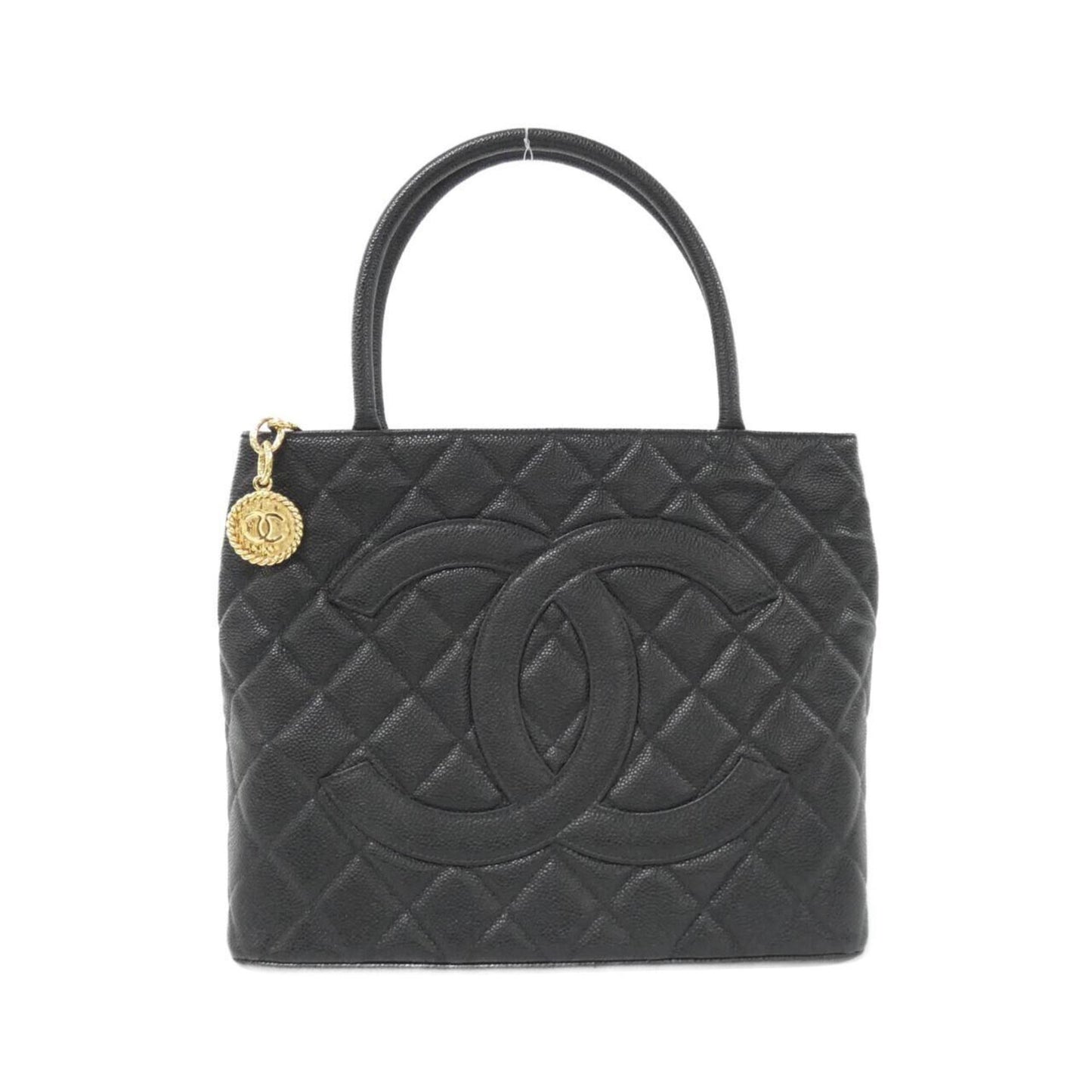 Chanel Calfskin Black Handbags