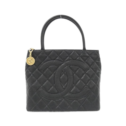 Chanel Calfskin Black Handbags
