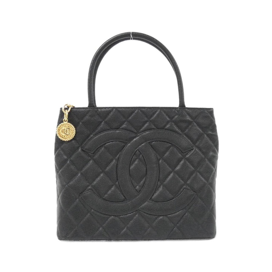 Chanel Calfskin Black Handbags
