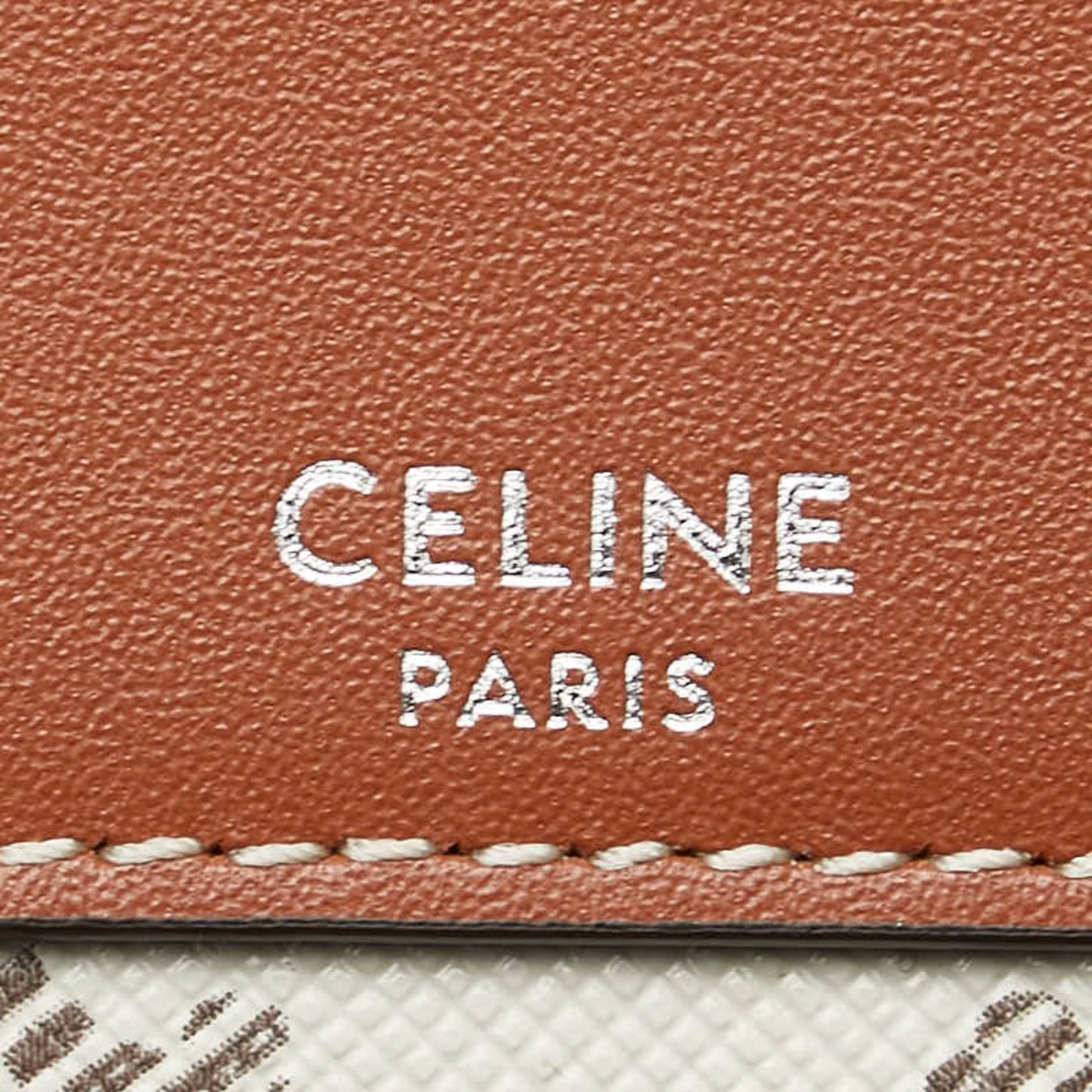 Celine Pvc Brown Shoulder Bags