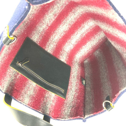 Fendi Wool Blue Shoulder Bags