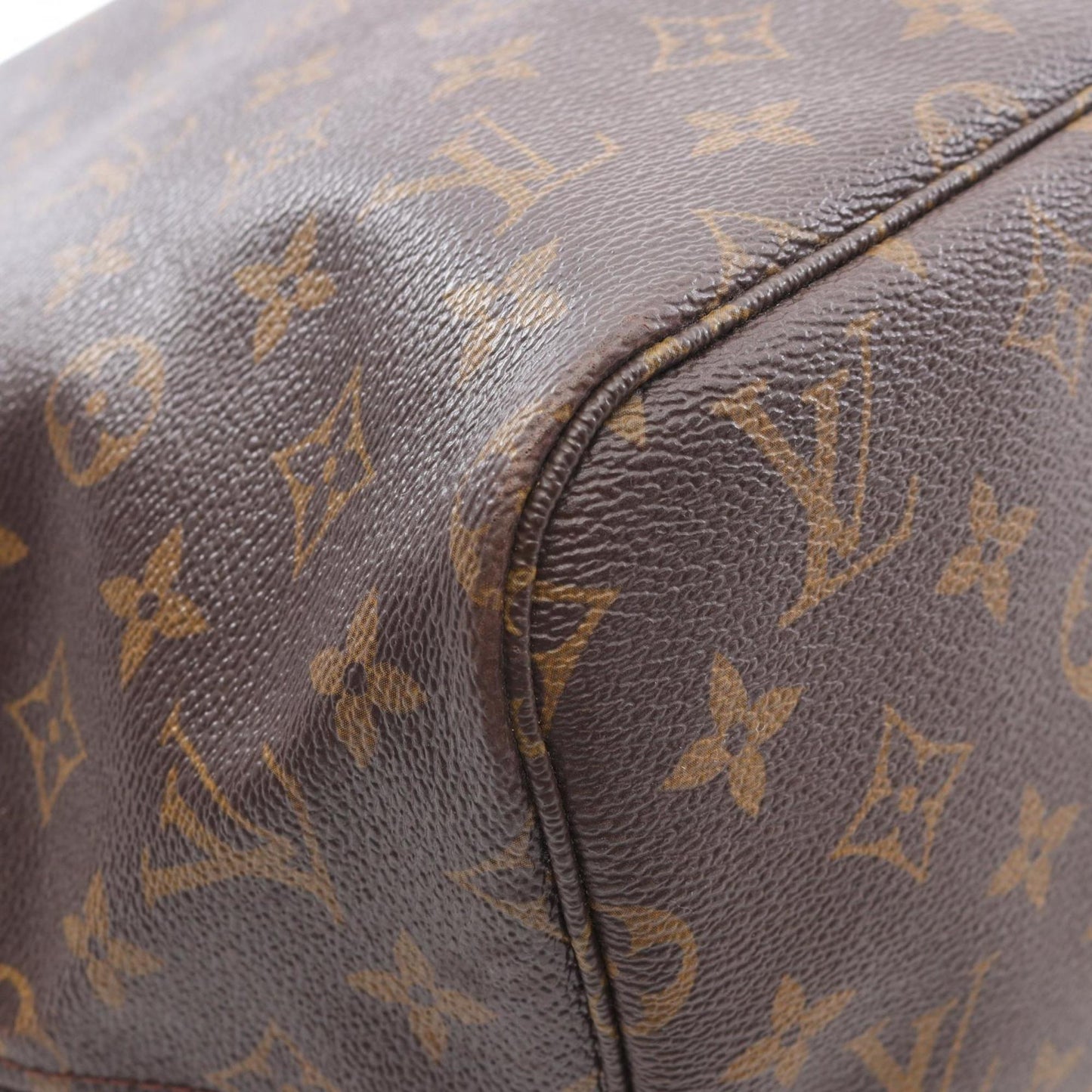 Louis Vuitton Coated Canvas Brown Tote Bags