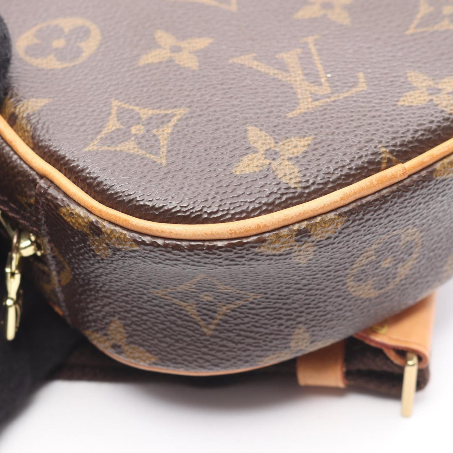 Louis Vuitton Coated Canvas Brown Crossbody Bags