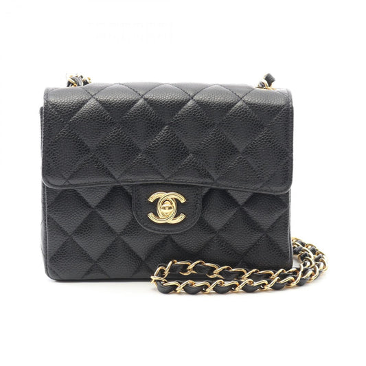 Chanel Calfskin Black Shoulder Bags