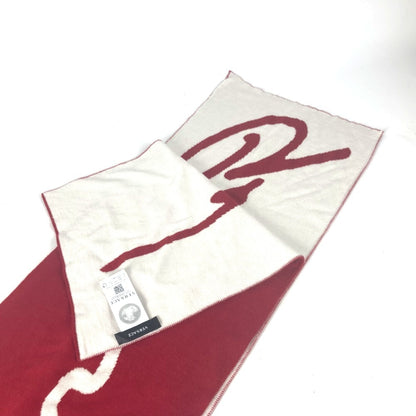 Versace Wool Red Scarves