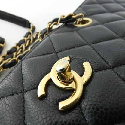 Chanel Calfskin Black Handbags