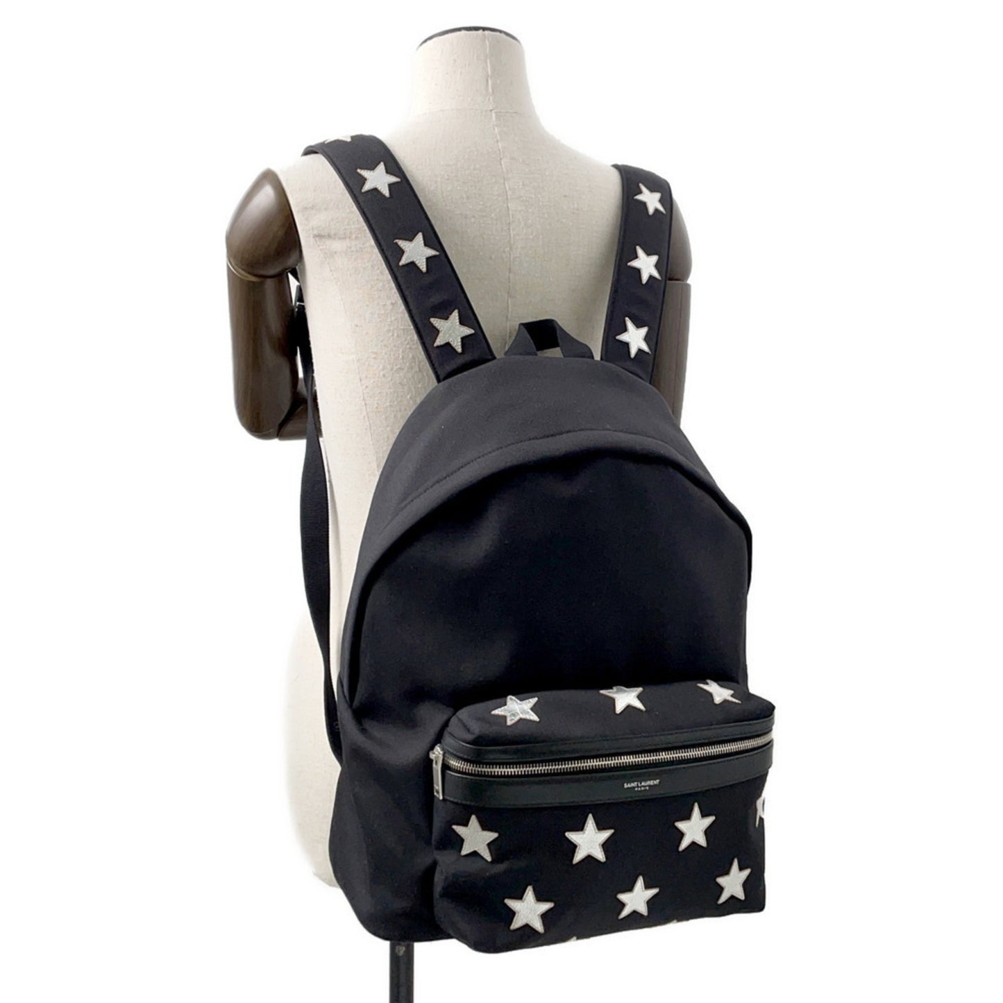 Saint Laurent Canvas Black Backpacks