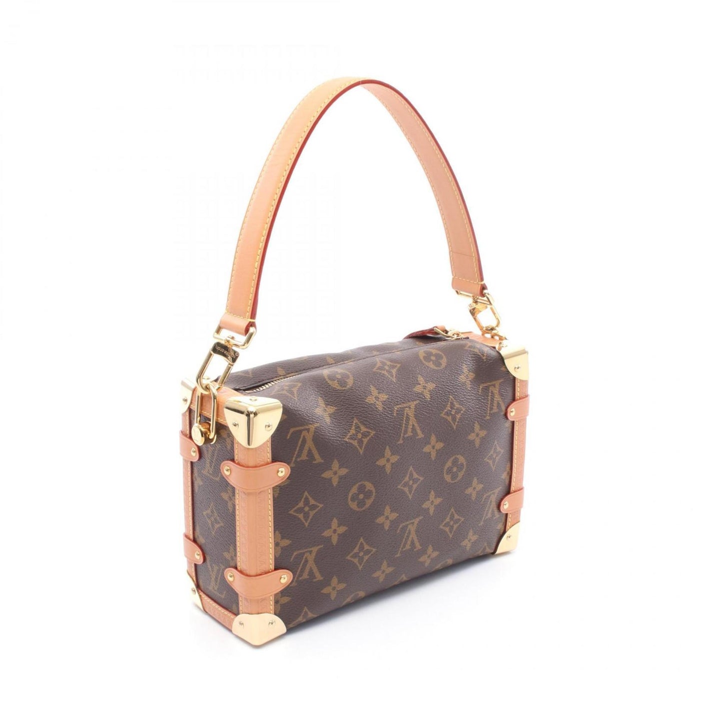 Louis Vuitton Coated Canvas Brown Handbags