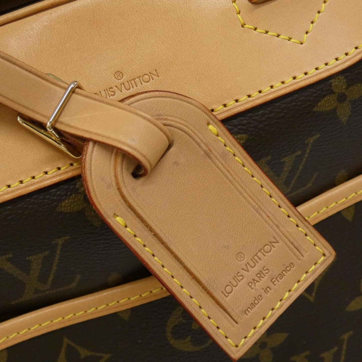 Louis Vuitton Coated Canvas Brown Handbags