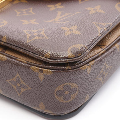 Louis Vuitton Coated Canvas Black Handbags