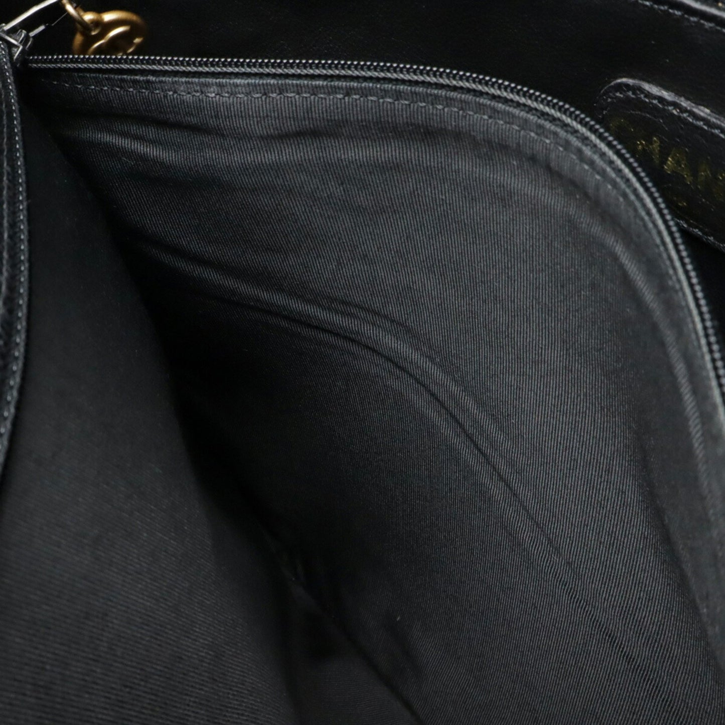 Chanel Calfskin Black Shoulder Bags