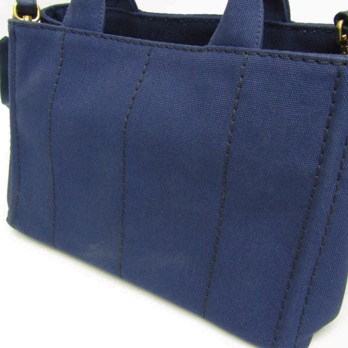 Prada Canvas Blue Shoulder Bags