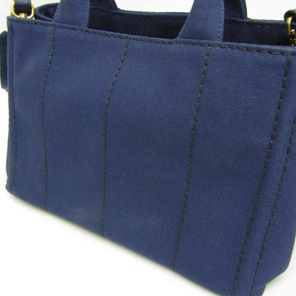 Prada Canvas Blue Shoulder Bags