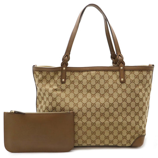 Gucci Canvas Brown Shoulder Bags