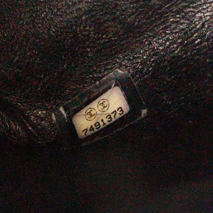 Chanel Calfskin Black Handbags