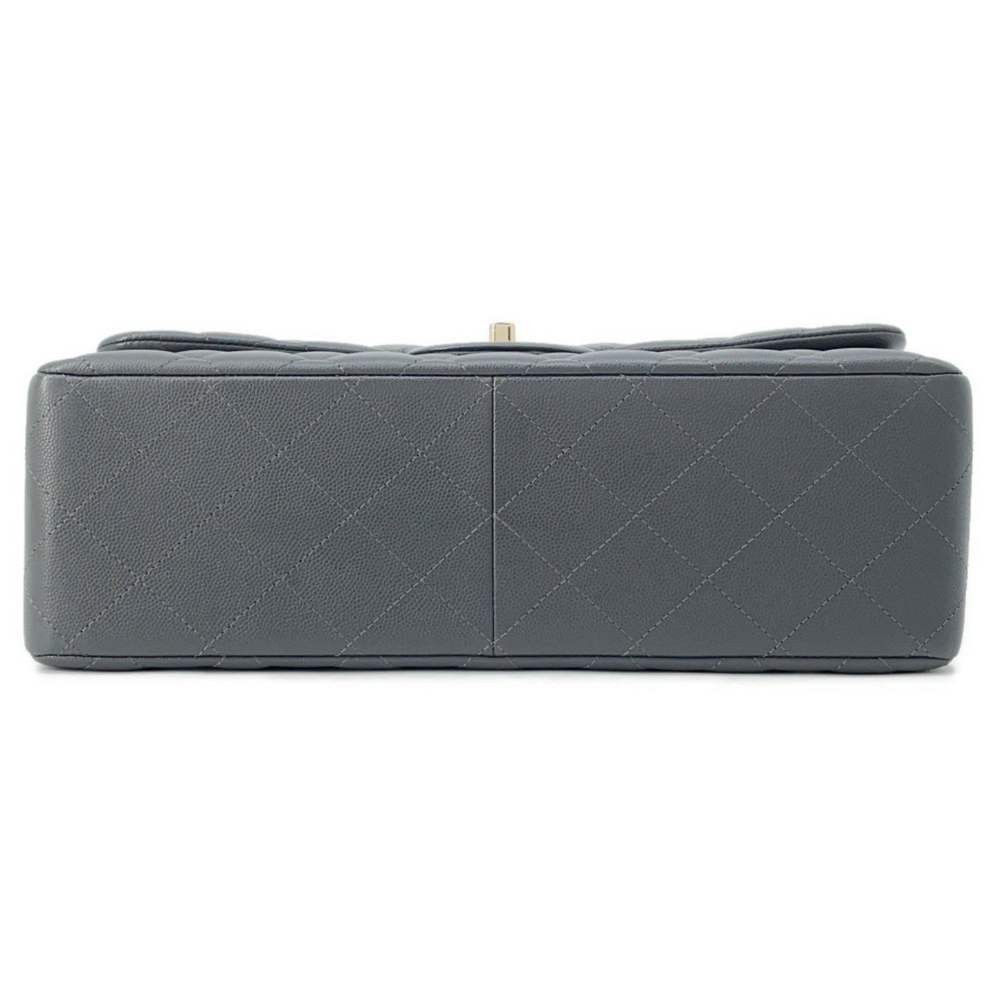 Chanel Calfskin Gray Shoulder Bags