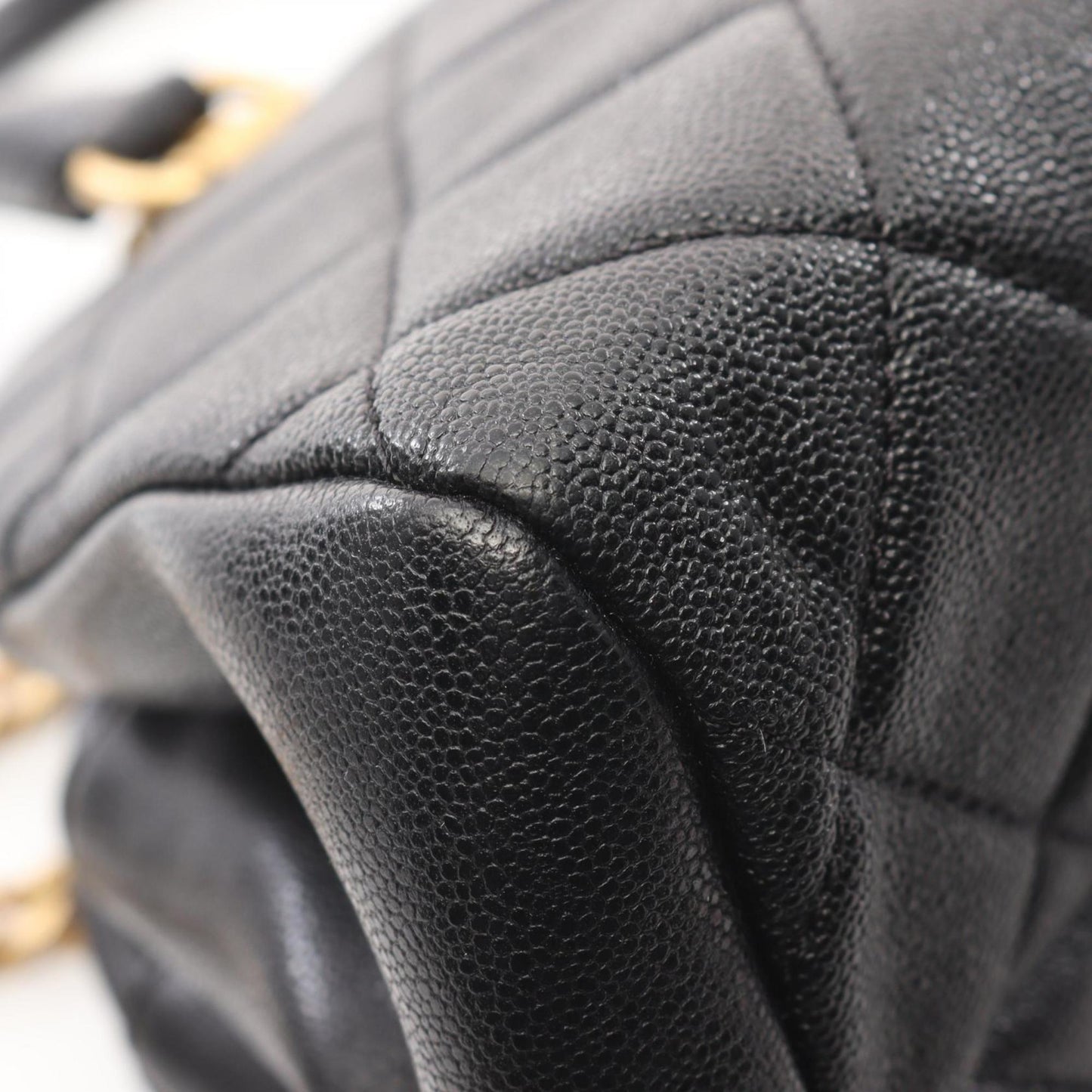 Chanel Calfskin Black Shoulder Bags