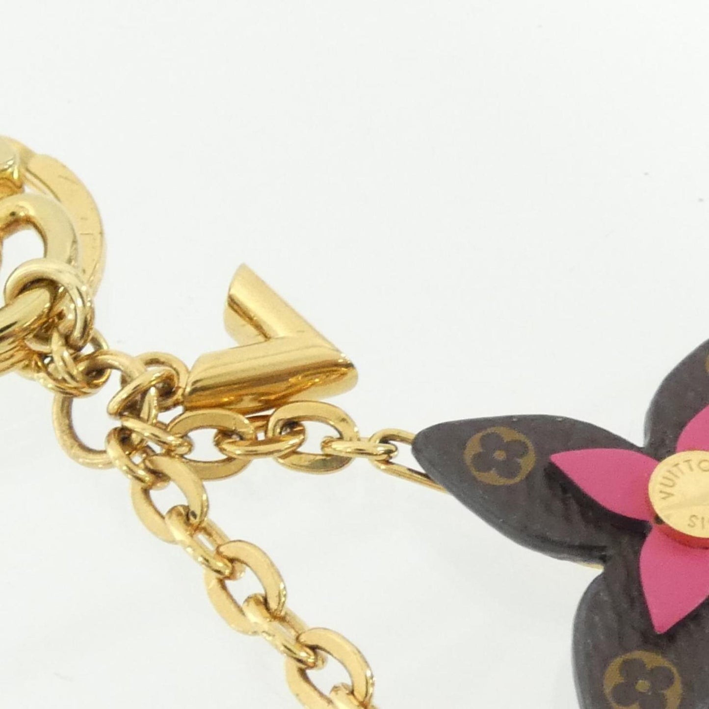 Louis Vuitton Monogram Canvas Gold Key Rings