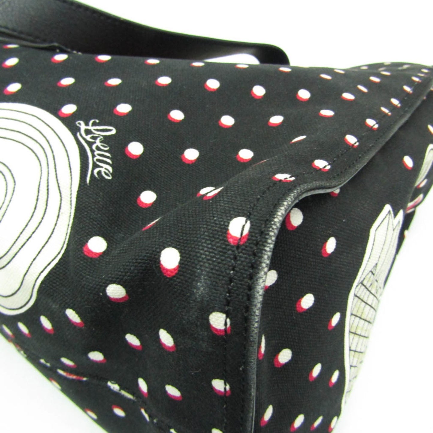 Loewe Canvas Black Tote Bags