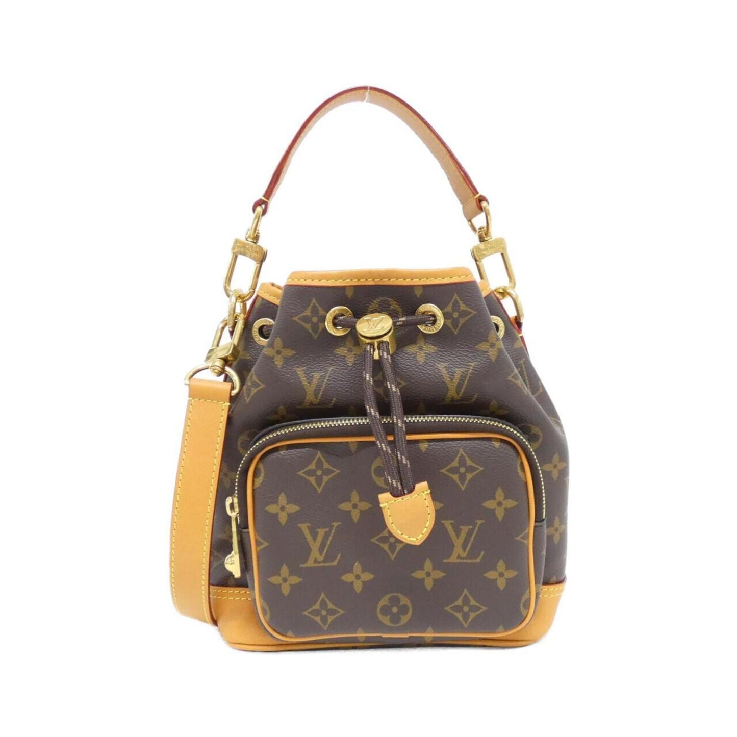 Louis Vuitton Coated Canvas Brown Handbags