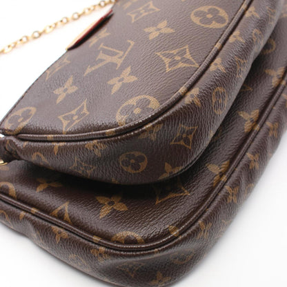 Louis Vuitton Coated Canvas Brown Shoulder Bags