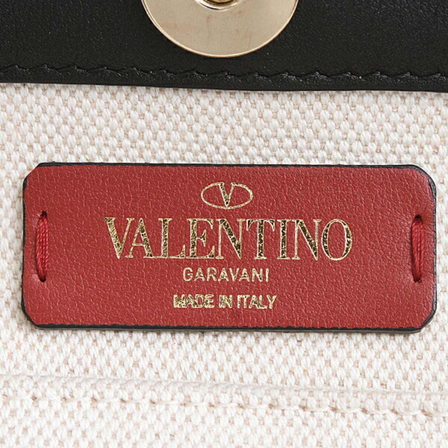 Valentino Canvas White Shoulder Bags