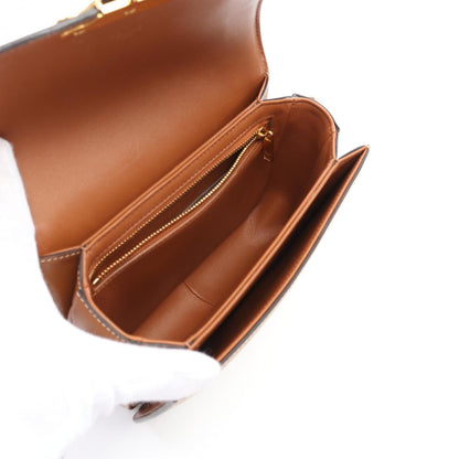 Celine Canvas Brown Shoulder Bags