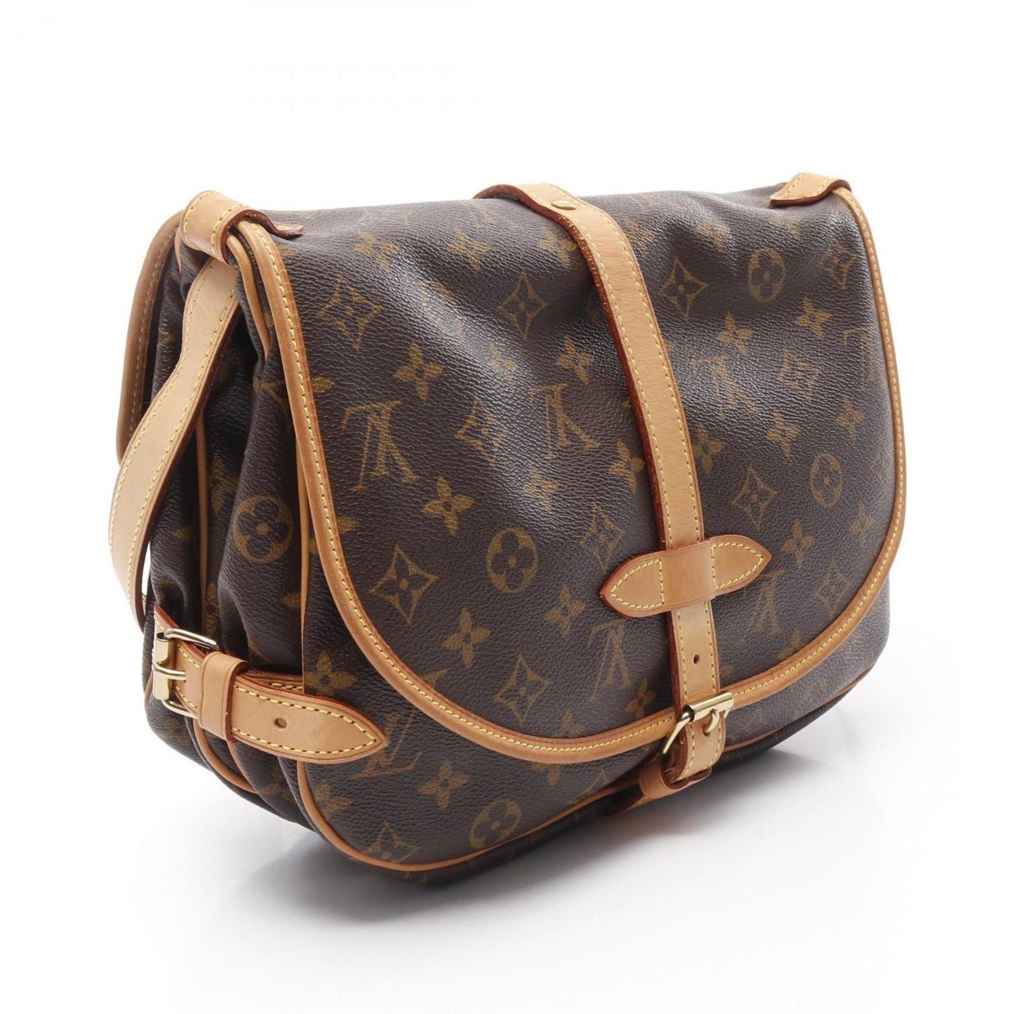 Louis Vuitton Monogram Canvas Brown Shoulder Bags