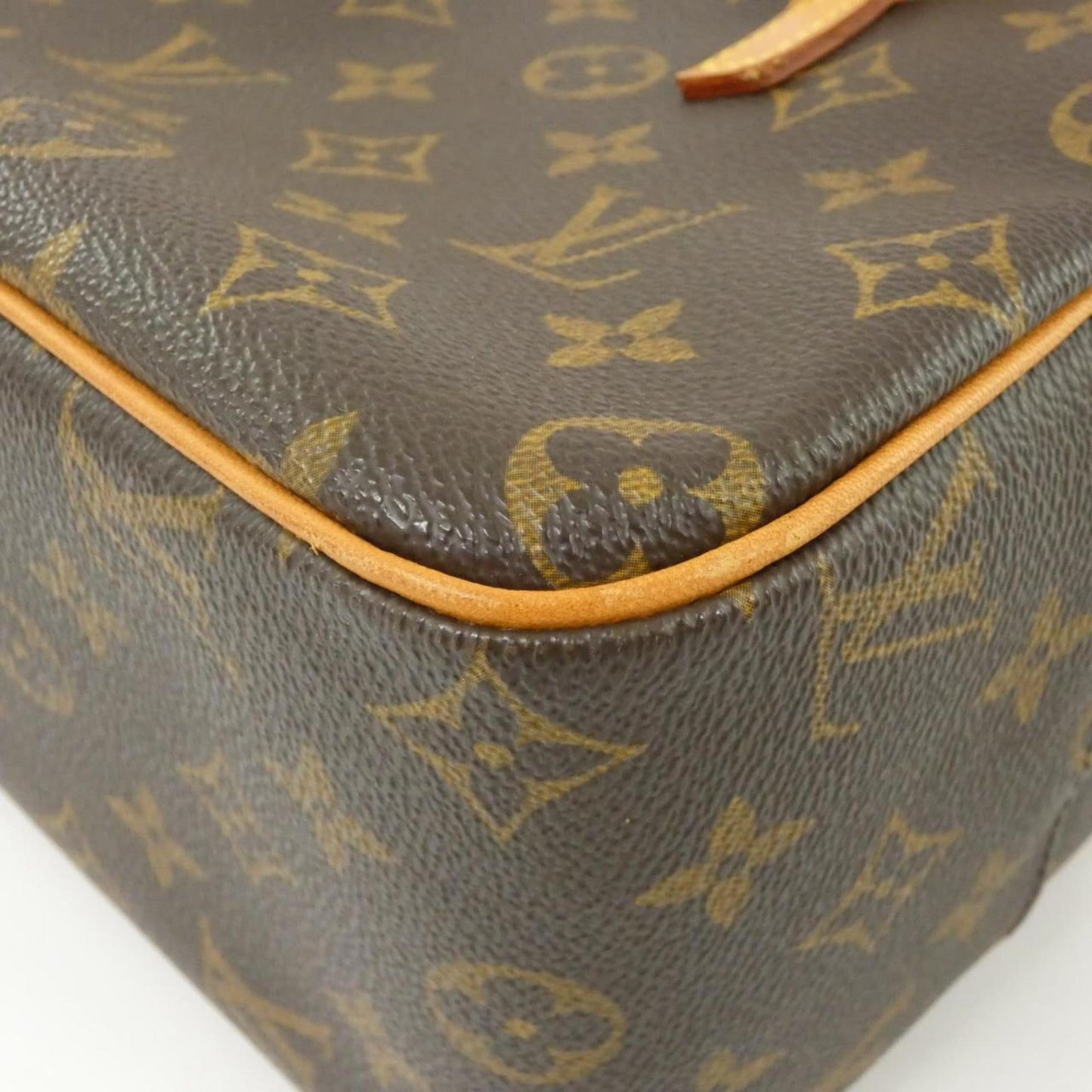 Louis Vuitton Coated Canvas Brown Shoulder Bags