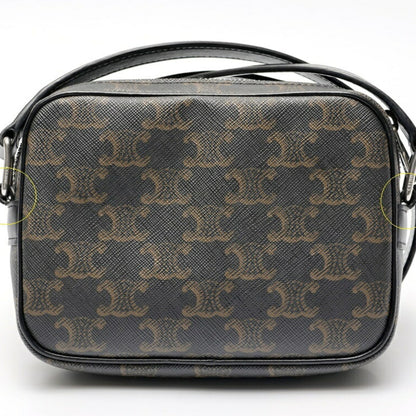Celine Canvas Brown Shoulder Bags