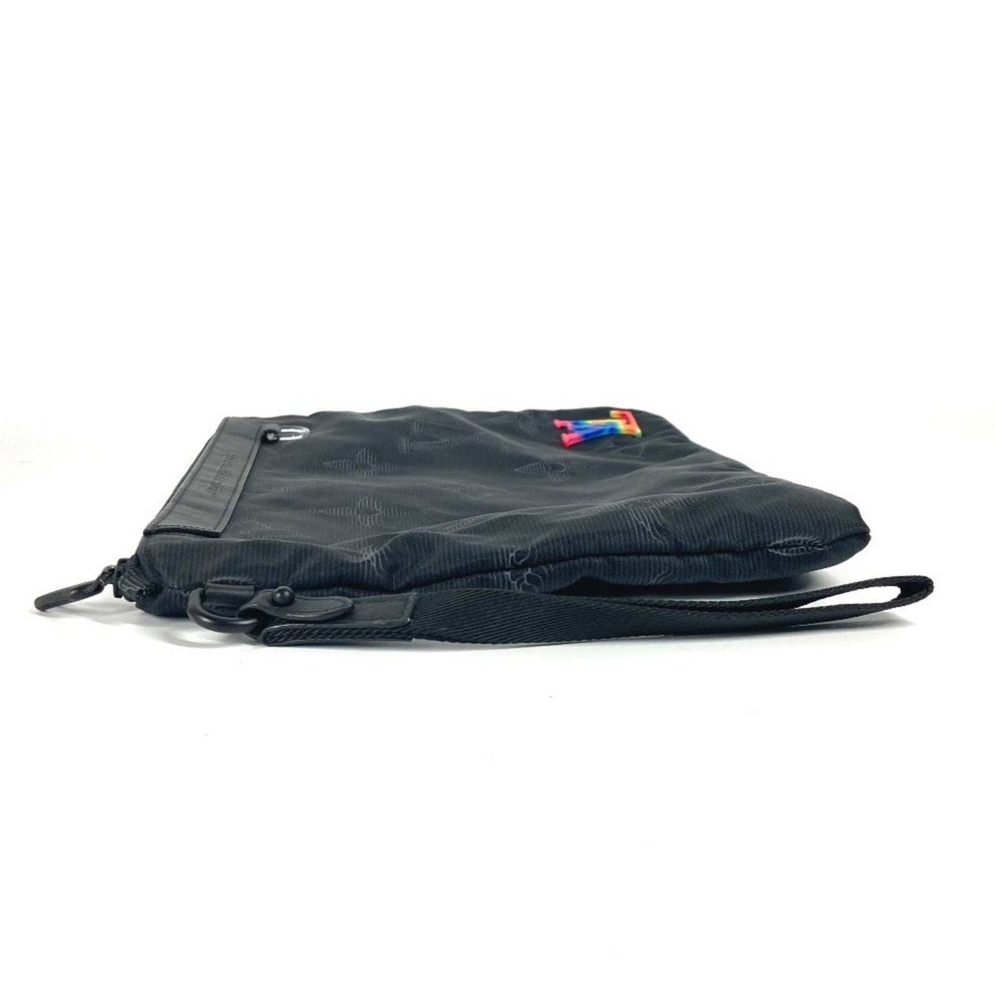 Louis Vuitton Nylon Black Clutch Bags